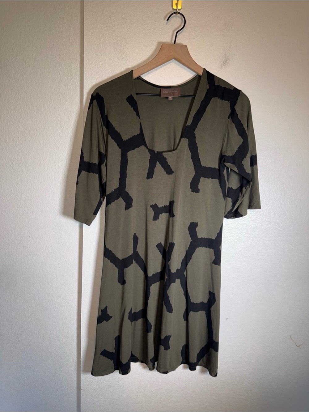 ANTHROPOLOGIE BEL KAZAN cotton patterned shift lightweight dress M